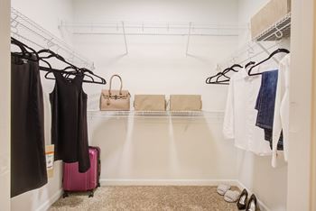 Over-sized walk-in closets